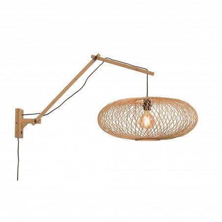 Wandleuchte Cango mit natürlichem Arm