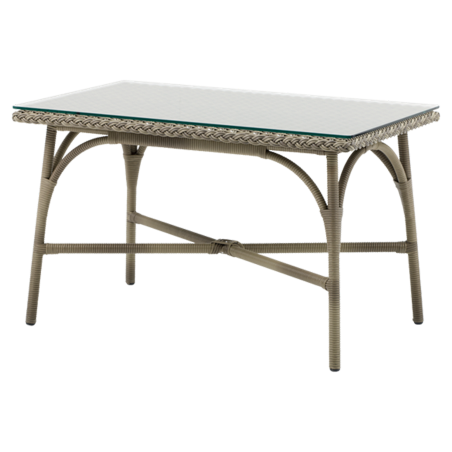 Victoria Outdoor Couchtisch mit Glasplatte