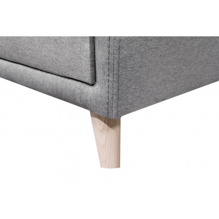 Rechtsseitiges Eckschlafsofa Forty mit Stoffbezug