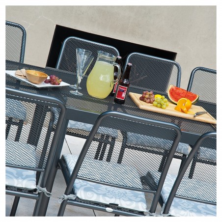 Ausziehbarer Tisch aus Portofino Stahl