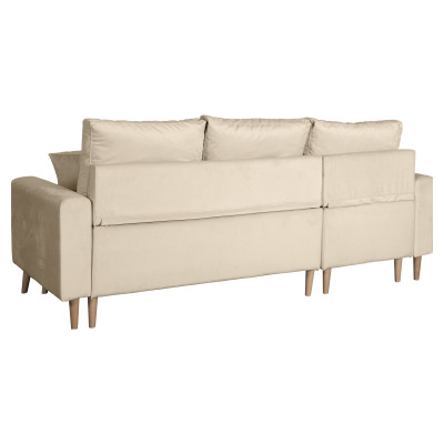 Artik Wende-Ecksofa aus Samt