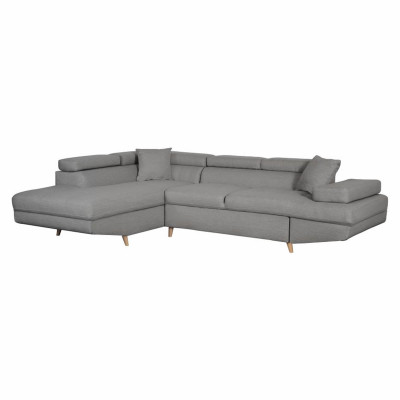 Mateo L Ecksofa links umwandelbar mit Holzbein