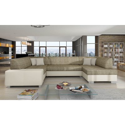 Havana rechtes ausziehbares Panorama-Ecksofa