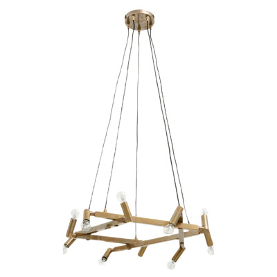 F/10 Kronleuchter aus Messing