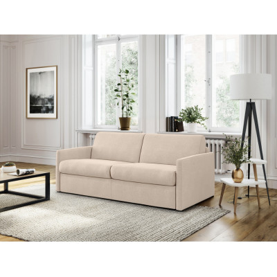 Alice 3-Sitzer-Sofabett Express Schlafsystem aus Stoff mit Matratze 140x190