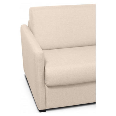Alice 3-Sitzer-Sofabett Express Schlafsystem aus Stoff mit Matratze 140x190