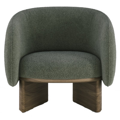 Loungesessel Nido aus Nussbaumholz