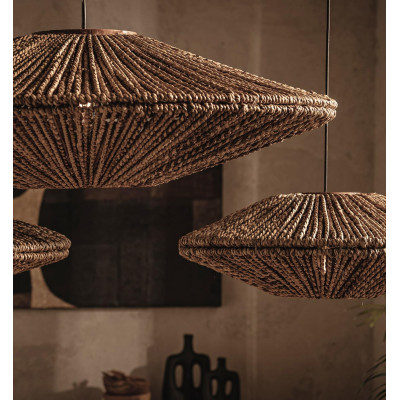 Abaca Cymbal Pendelleuchte