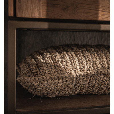 Karma-Schrank mit 2 Türen und 1 offenem Rack