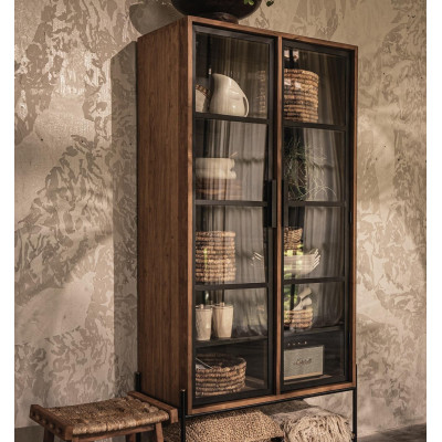 Outline Kleiderschrank mit 2 Glastüren