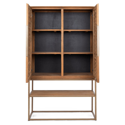 Karma Schrank mit 2 Türen und 1 Rack