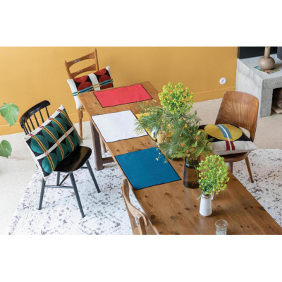 Satz von 6 recycelten Tischsets Laora