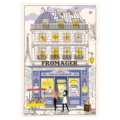 Façade Fromager Geschirrtuch