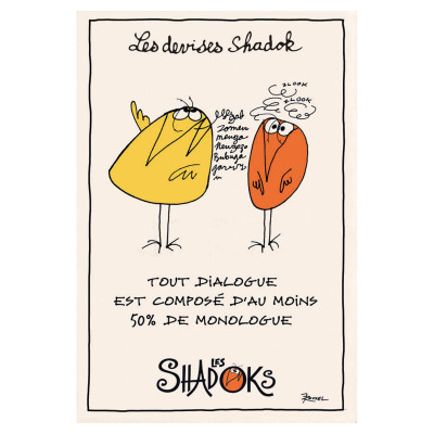 Shadoks Dialogue Geschirrtuch