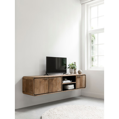 Evo TV-Ständer mit 3 Türen und 2 Schubladen