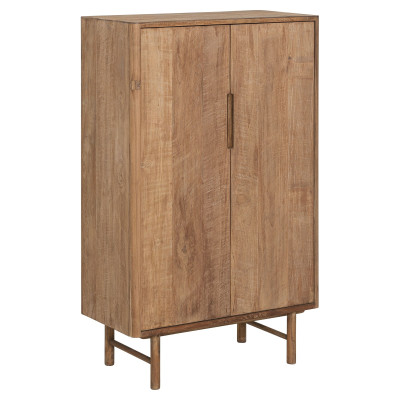 Niedriger Schrank Bliss aus Teakholz mit 2 Türen