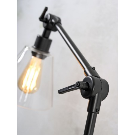 Настолна лампа Amsterdam от прозрачно стъкло