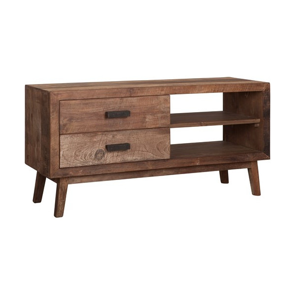 Ретро ТВ шкаф с 2 чекмеджета