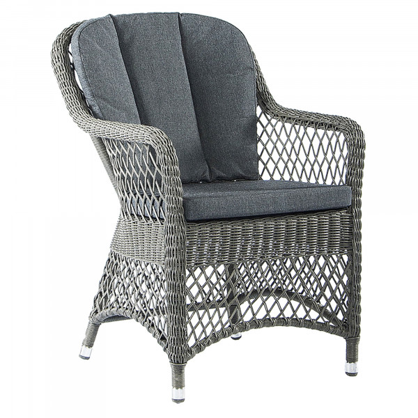 Кресло Монте Карло в ажурна влакно с възглавници