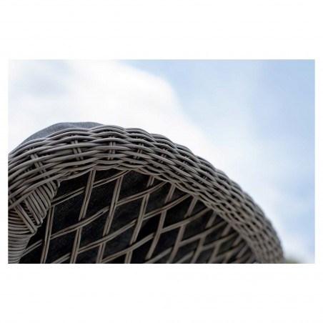 Кресло Монте Карло в ажурна влакно с възглавници