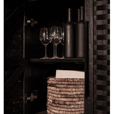 Карма шкаф с 2 врати, 3 чекмеджета и 1 рафт