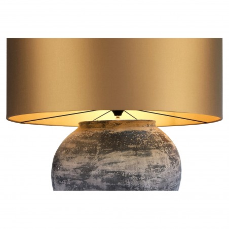 Terakotová váza stolní lampa