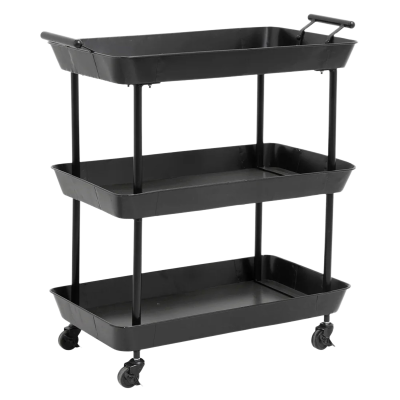 6358 železný vozík na kolečkách