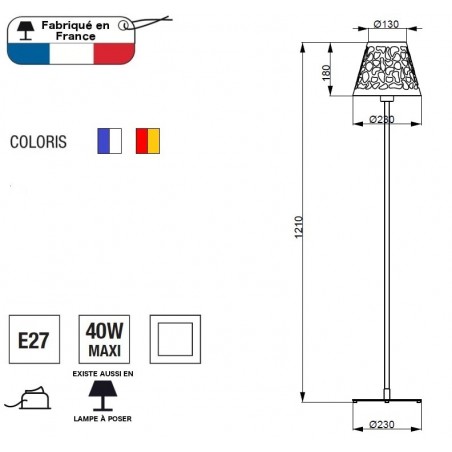 Stojací lampa Nihoa LS