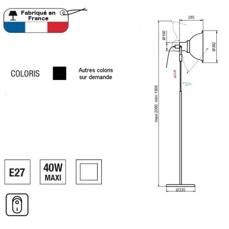 Stojací lampa-projektor Reflex 2