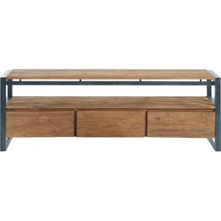 TV-Möbel Fendy mit 3 Schubladen und 1 Regal