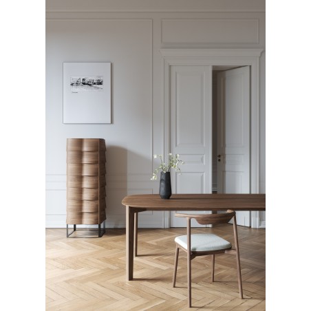 Kommode Touch aus Nussbaumholz