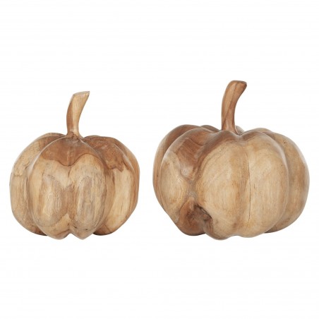 2 Kürbisse aus Holz