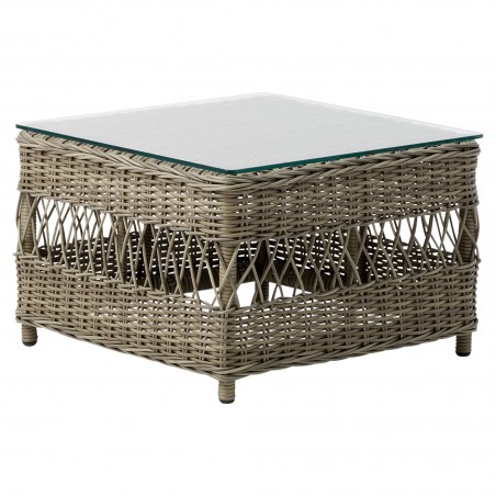 Couchtisch Anna mit Glasplatte