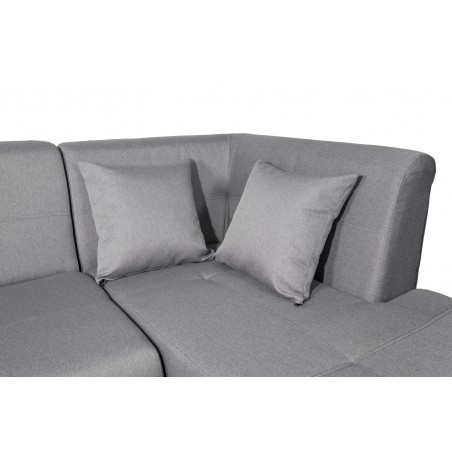 Rechtsseitiges Eckschlafsofa Forty mit Stoffbezug