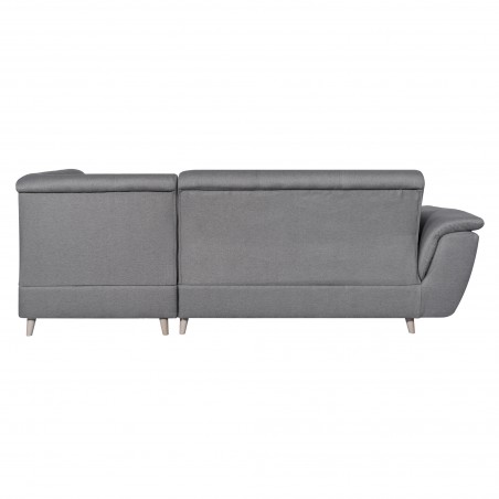Rechtsseitiges Eckschlafsofa Forty mit Stoffbezug