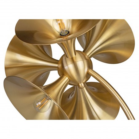 Jazz Tischlampe aus Messing