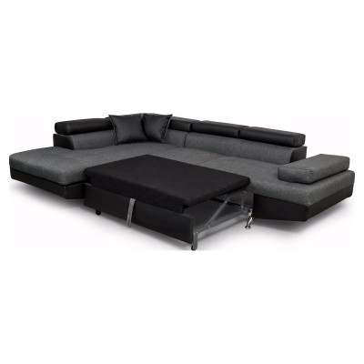 Rio 5-Sitzer umwandelbares Ecksofa links