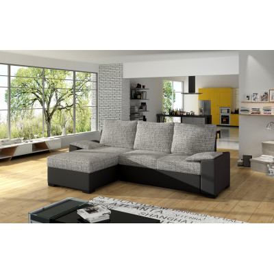 Lusso ausziehbares Ecksofa links