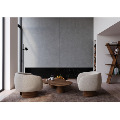 Loungesessel Nido aus Nussbaumholz