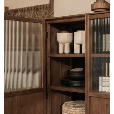 Motion-Kleiderschrank mit 2 Glastüren
