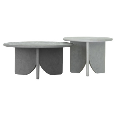 Set mit 2 Scala Melo Couchtischen