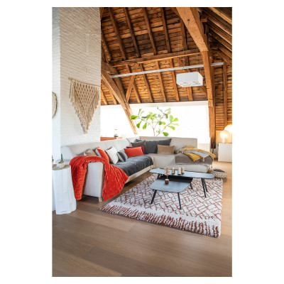 Einfarbiges Kissen Elise