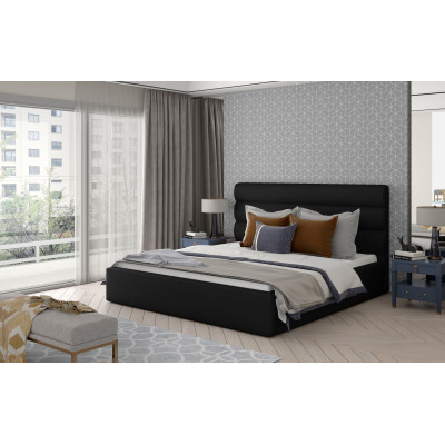 Karamellbett mit Metallrahmen