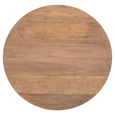 Runder Couchtisch Lagoon aus Teakholz