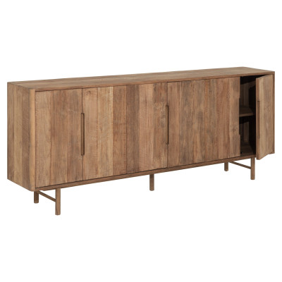 Sideboard Bliss aus Teakholz mit 6 Türen