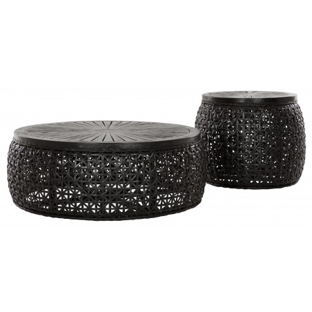 Rimini Couchtisch aus Rattan