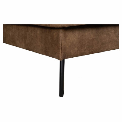 Imperial Industrial Style Stof Cabriolet højre hjørnesofa med 2 kister