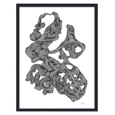 Rocaille illustration ramme