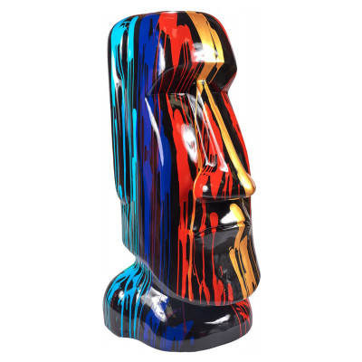 Moai Head udendørs skulptur