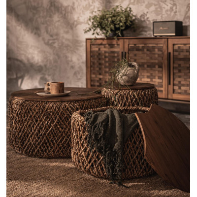 Sæt med 3 Knut Padi A sofaborde